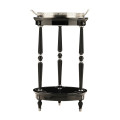Ocala Smoky Black side table