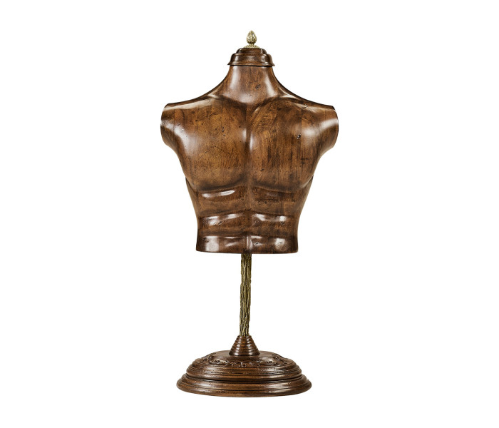 Ocala Large Male Wooden Mannequin & Torso on Stand