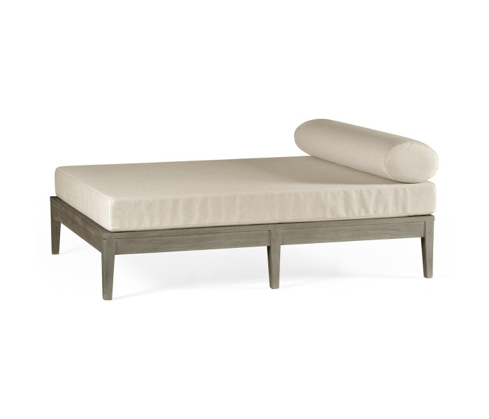 Outdoor small lounge ottoman (COM)