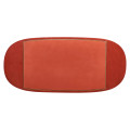 Oval Desk - RED  BRICK LEATHER 031-01-00210