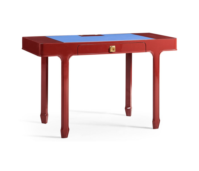 Rectangular Desk (120) - Red 15278 Azur - Socket
