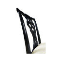 Spark Chippendale Black Side Chair