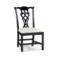 Spark Chippendale Black Side Chair