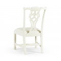 Spark Chippendale White Side Chair