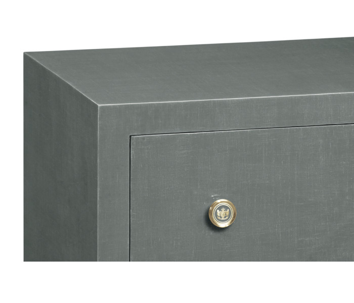 Flannel & Gold Low Chest