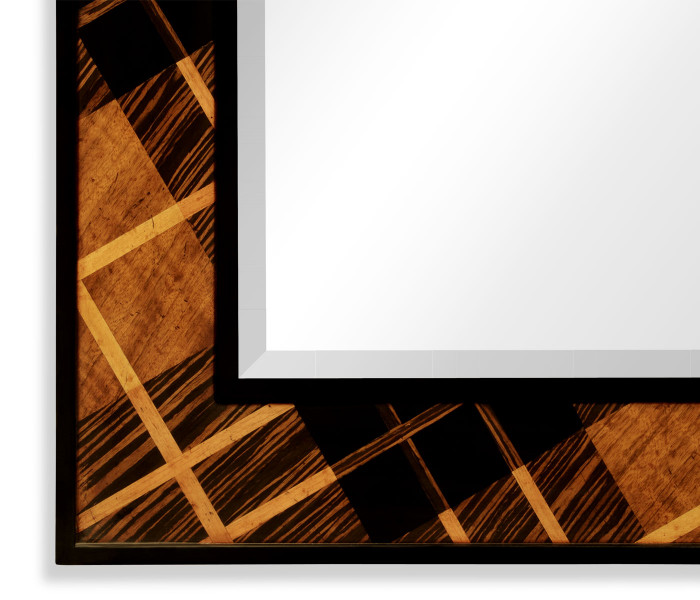 Hand Inlaid Tartan Wall Hanging Mirror