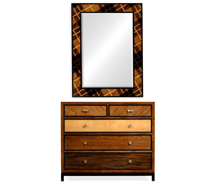 Hand Inlaid Tartan Wall Hanging Mirror