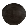 Circular Black Mocha Oak & Oyster Side Table