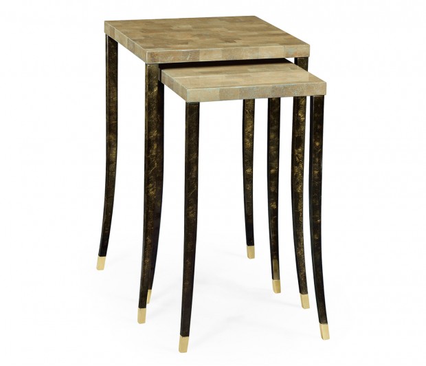 Natural Brick Eggshell Nesting Tables