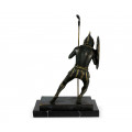 Pair of Dark Bronze Combatant Bookends