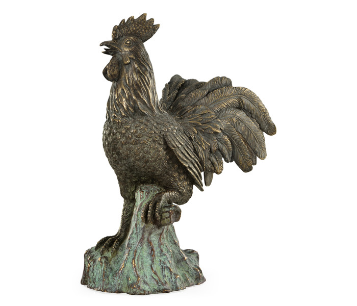 Antique Dark Bronze Rooster