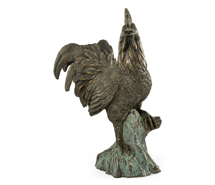 Antique Dark Bronze Rooster