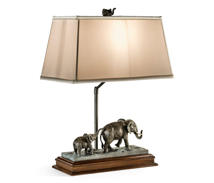 The elephant table lamp (Left)
