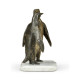 Anitque Dark Bronze Penguins