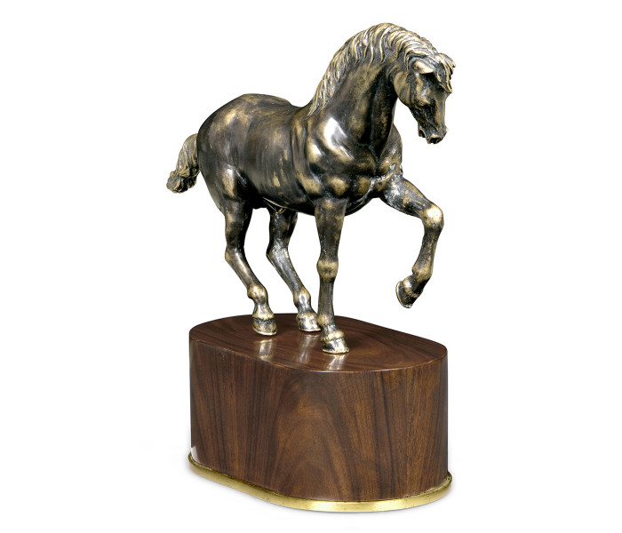Antique Dark Bronze Horse