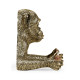 Antique Dark Bronze Monkey Tissue Paper Holder