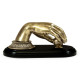 Antique Brass Hand Paperweight