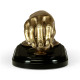 Antique Brass Hand Paperweight