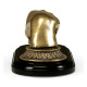 Antique Brass Hand Paperweight