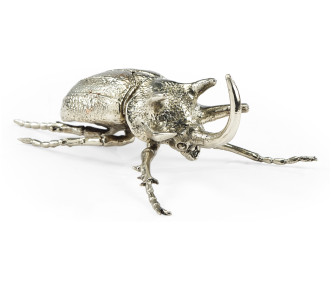 White Brass Five-Horned Rhinoceros Beetle