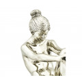Set of White Brass Nude Girl Bookends
