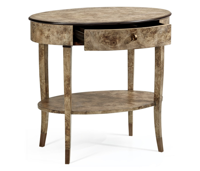 Hamilton Oval Bedside Table