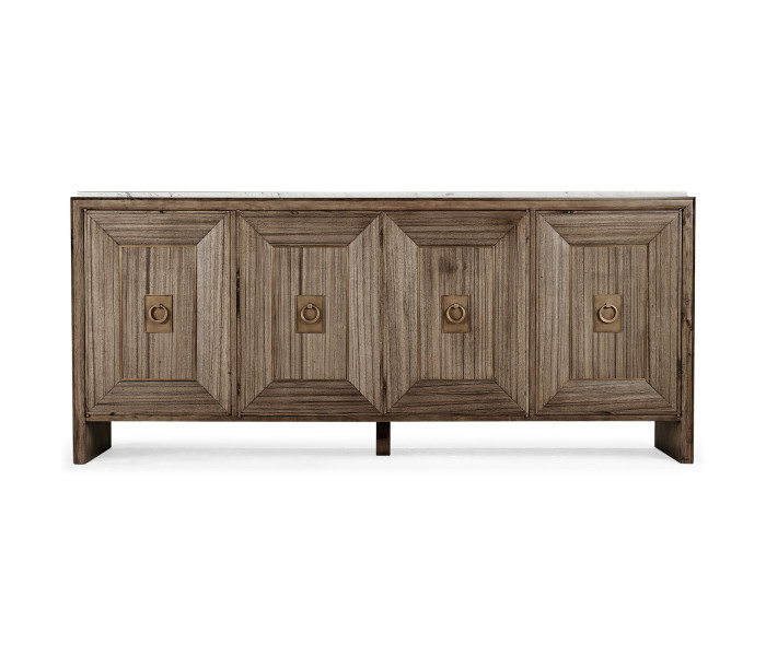 Hamilton White Marble Credenza