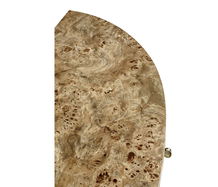 Reimagined Fulgurite Mappa Burl Demilune