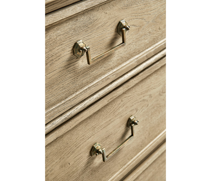 Kalpa Louis XVI Drawer Chest - Bleached Chestnut