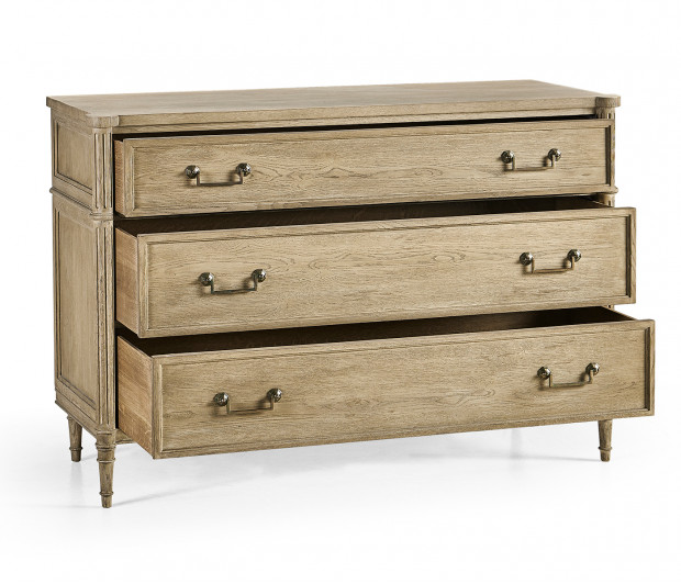 Kalpa Louis XVI Drawer Chest - Bleached Chestnut