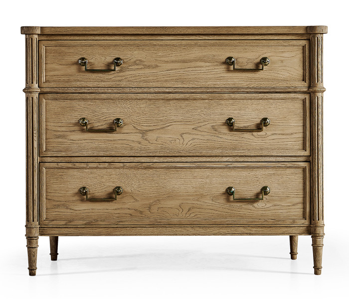 Kalpa Louis XVI Drawer Chest - Stripped Chestnut