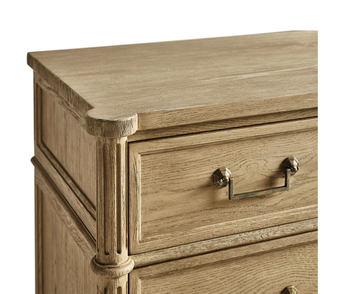 Kalpa Louis XVI Drawer Chest - Stripped Chestnut