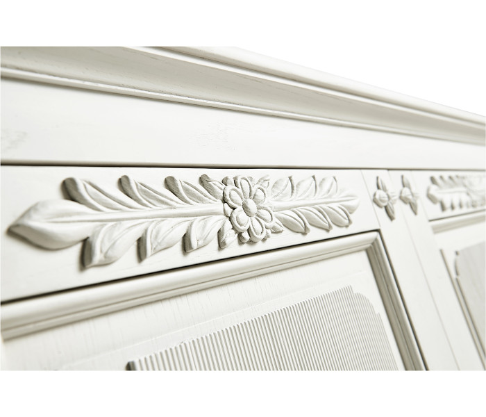 White Crepuscular Credenza