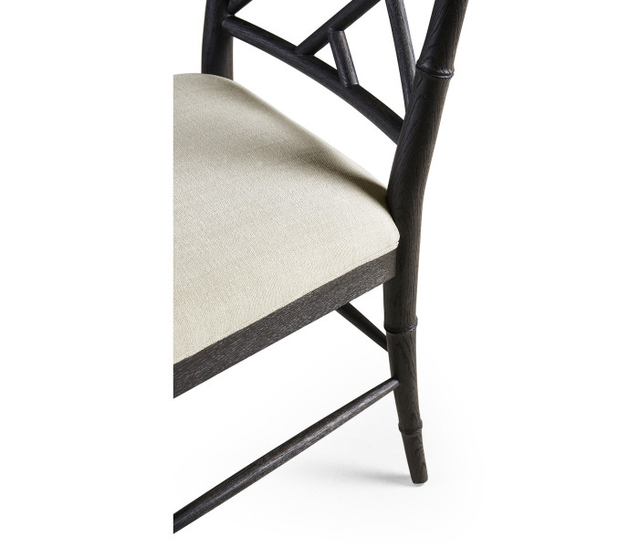 Saros Chippendale Bamboo Side Chair