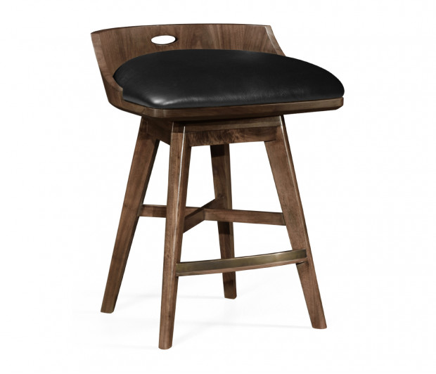 Langkawi Natural Walnut Counter Stool