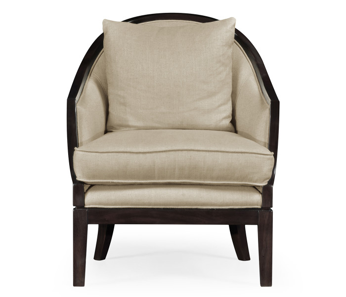 Rouded Langkawi Rattan Back Dining Chair