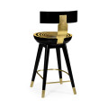Swivel Counter Stool With Back Support