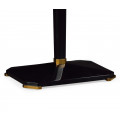 Rectangular Black & Trompe L'Oeil Side Table