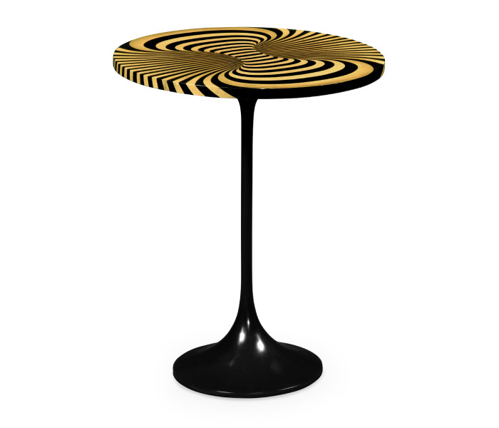 Op Art Side Table