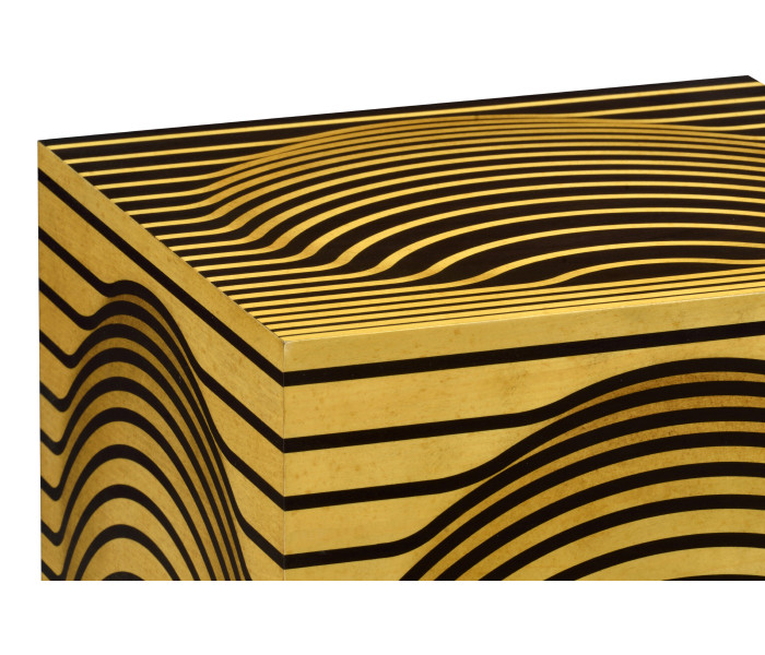 Op Art Bright Satinwood Cube