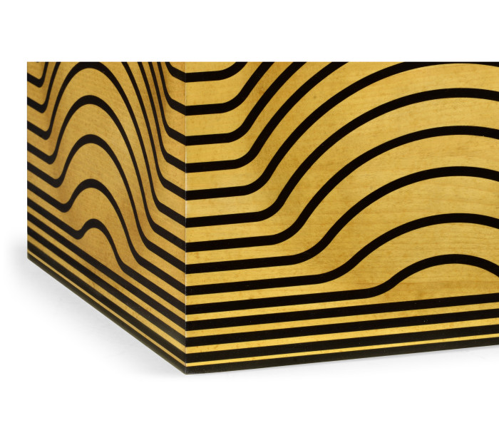 Op Art Bright Satinwood Cube