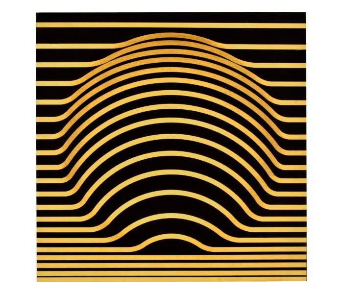 Op Art Bright Satinwood Cube