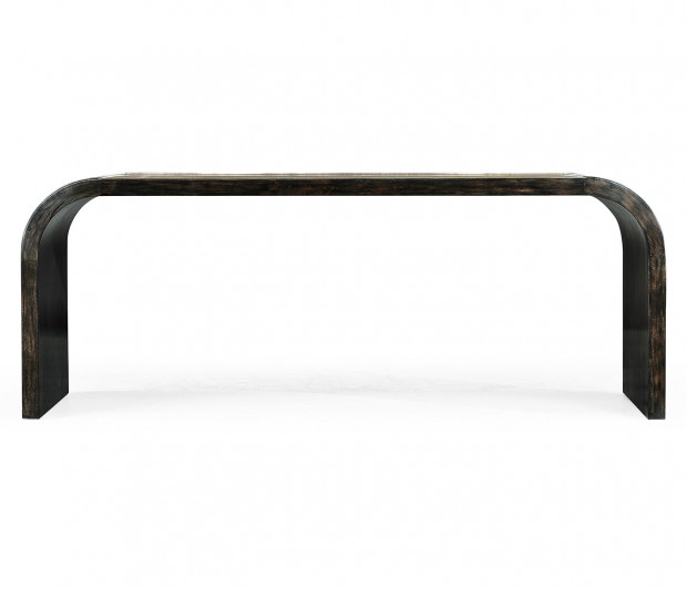 Fusion Etched Brass Cocktail Table