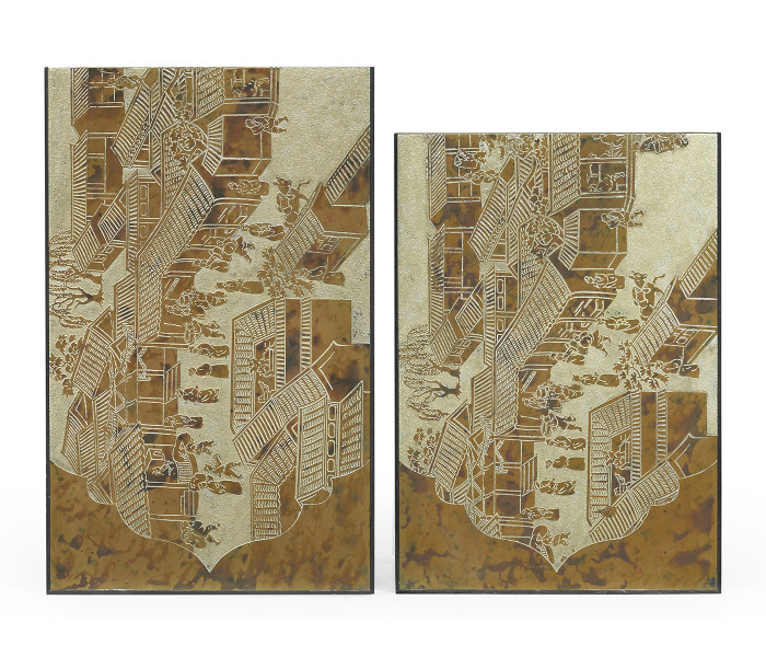 Fusion Chinoiserie Nesting Tables