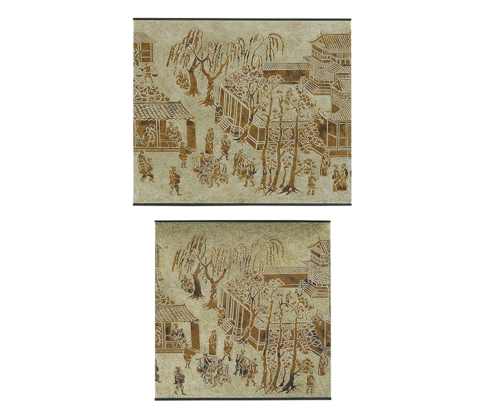 Fusion Chinoiserie Nesting Tables