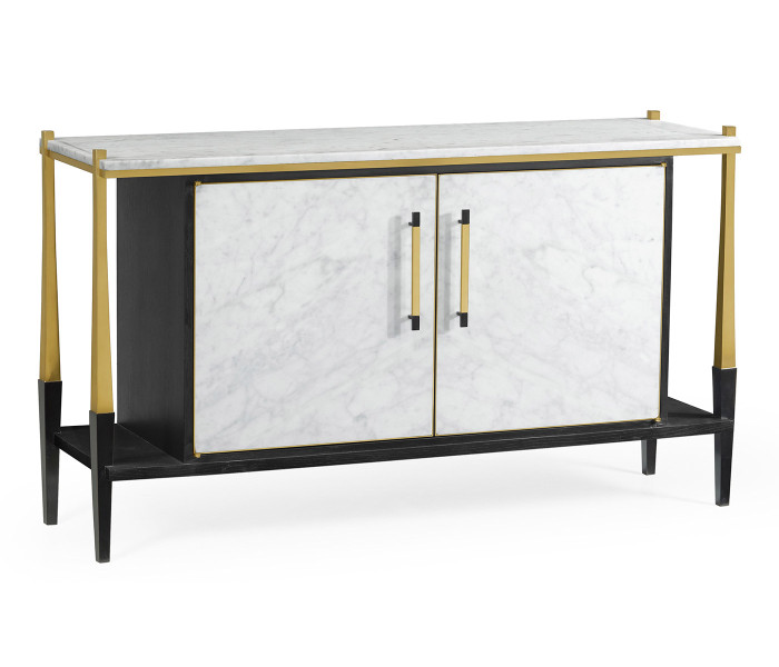 Fusion Sideboard With White Marble Top