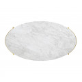 Fusion Oval Marble Dining Table 96