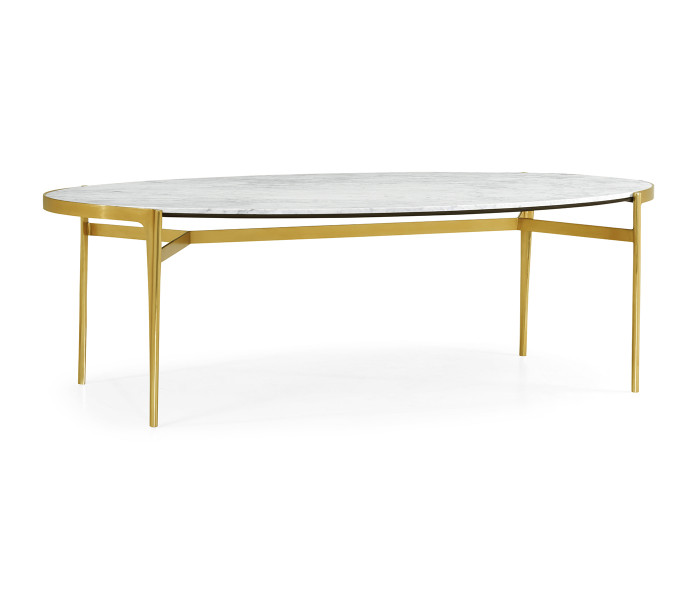 Fusion Oval Marble Dining Table 96
