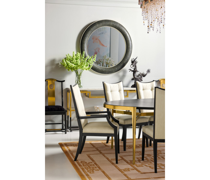 Fusion Oval Marble Dining Table 96