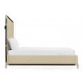 Campaign Style Ebonised Oak Cali King Bed